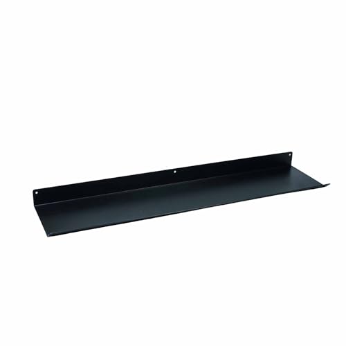 Image of Spillbox Metal Floating Shelf | Wall Mounted Shelf | Invisible Mounting|Decorative|Living Room|Kitchen Organizer|Stand|Holder for Wi-fi Camera Multipurpose Shelf (Black, Large)