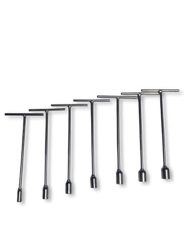 Image of T Socket Handle Set - 7pcs (7mm to 14mm) | Heavy-Duty T-Handle Wrench Tool Kit for Bikes, Cars, DIY & Workshop Use