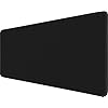 Alfombrilla grande para mouse de escritorio para juegos, XXL extendida para teclado de computadora con bordes cosidos, 31.5 x 15.7 pulgadas, base de goma antideslizante e impermeable, alfombrilla de