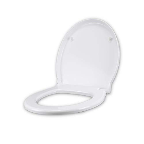 Copriwater per G.S.I. PANORAMA come ORIGINALE TERMOINDURENTE BIANCO cerniera inox normale o rallentata soft close