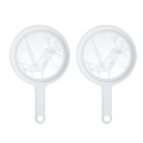 2 tamices de cocina, finos coladores de cocina de malla de 400 de calidad alimentaria, perfectos para filtrar leche de soja, zumo, vino y café