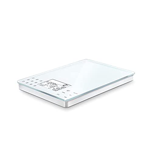 Soehnle Food Control Easy - Báscula de Cocina de Vidrio y plástico...