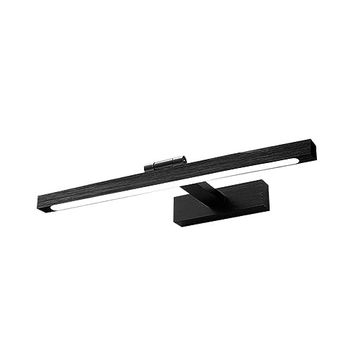 Applique murale moderne LED de luxe coloris or et noir pour miroir intérieur