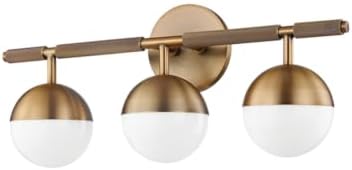 Troy Lighting B1408-PBR Enson - 3 Light Bath and Vanity 8.25 inches Tall and 19.25 inches Wide - Patina Brass Finish