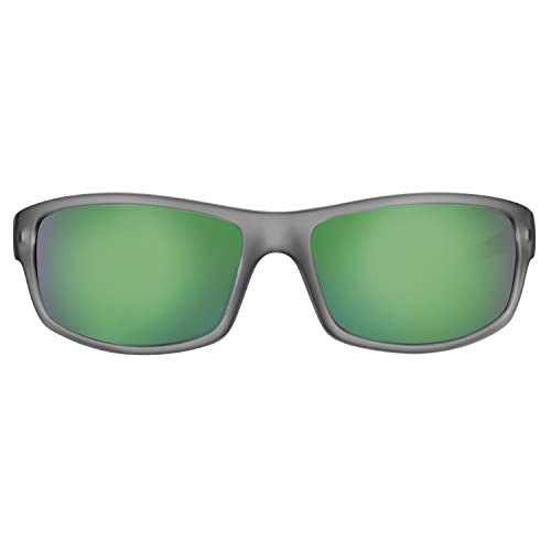Flying Fisherman Slack Tide Polarized Sunglasses With Acutint Uv Blocker For Fishing And Outdoor Sports, Granite Frames/Amber-Green Mirror Lenses #TOP5