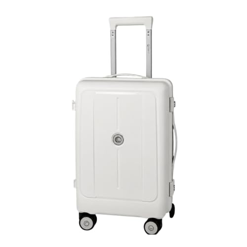 Image of Tokyo Premium Trolley Luggage Cabin -White | Cabin, Medium, Large, Zipperless Design, TSA Lock, White