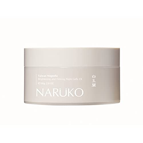 Naruko Taiwan Magnolia Brightening and Firming Night Jelly EX 80g Jumbo Size, 2.8 Ounce