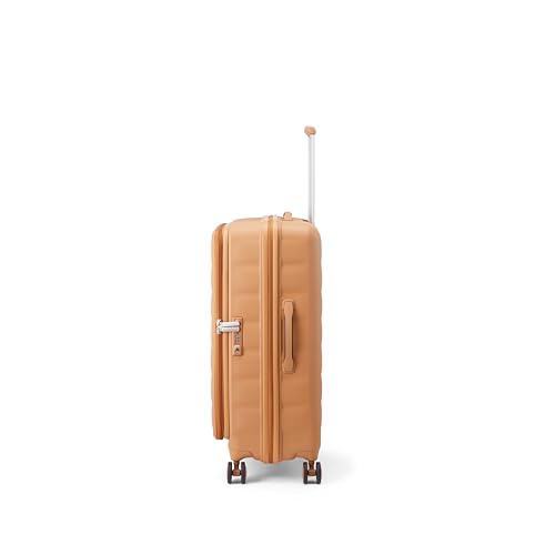 Image of American Tourister Bitbloc | Check-in Trolley Bag (68.5 cm) | 69 Ltrs | 360 8 Wheel Spinner | Hard Case | Recessed TSA Lock | 3 Years Global Warranty | Summer Sand