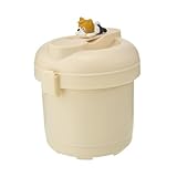 JISADER Cocedor de arroz y vegetales para microondas 5.5x5.7 pulgadas utensilio de cocina con cuchara, Style B