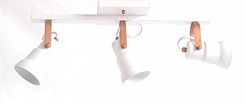 Spot Trilho/3 Branco/Cobre, Emalustres