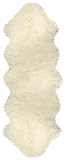 Natural Sheepskin Rug with Thick and Lush 2.5 Inch Pile | Hypoallergenic Sheep Fur Rug with...