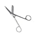 Produktbild First Aid Only Listerschere 16cm | Verbandschere aus Edelstahl | Medizinprodukt mit CE-Kennzeichnung | Robust, langlebig, leicht zu reinigen | Für Klinik, Praxis & Erste-Hilfe | P-96028 00