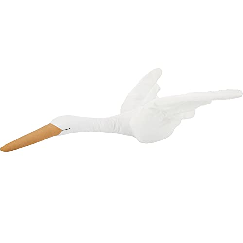 Eurobuy Baby Swan Doll, Swan Wall Decor Ceiling Hanging Swan Soft Stuffed Toy for Kids Room Crib Mobile Nursery Room Decor