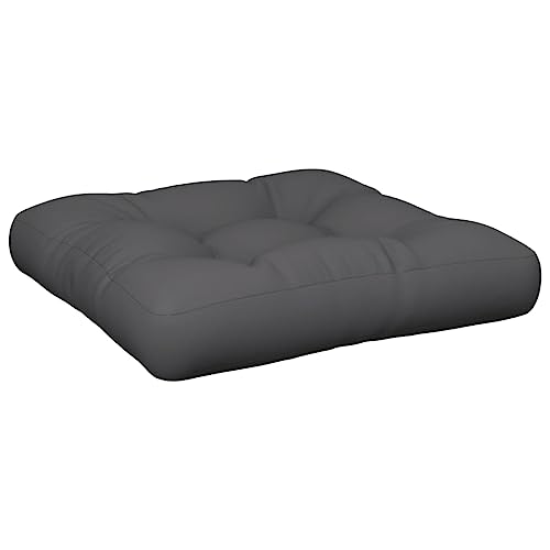 vidaXL Coussin de Palette Anthracite 50x50x12 cm Tissu