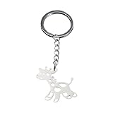 AJTUTUS Eleganter hohler Tier-Anhänger aus Edelstahl, Taschendekoration, Accessoire für besondere Anlässe, 050, One size