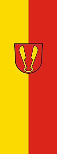 Drapeau Ispringen portrait grand format pavillon extérieur 6m²
