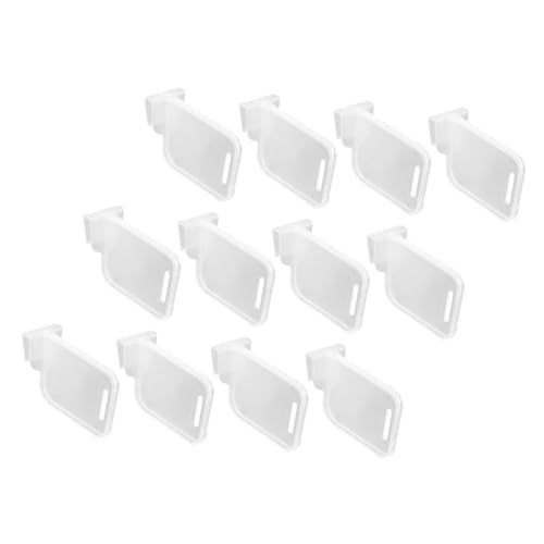 Luxshiny 12pcs Adjustable Fridge Divider Multi-functional Refrigerator Side Door Separator