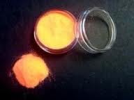 Fazmataz Neon Orange Uv Blacklight Reactive Face and Body Glitter- .5oz