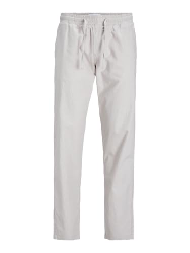 JACK & JONES Pantalones de ajuste relajado de talla grande, Vajilla, 44 Grande