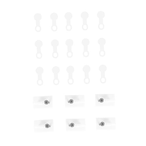 MAGICLULU 1Set Plastic Curtain Roller Track System Side Rollers End Caps for Smooth Gliding of Curtains Drapes and Sheers and Lightweight Plastic