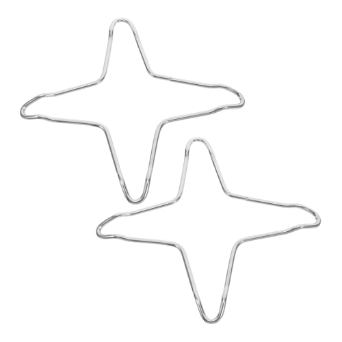 Veemoon 2pièces Supports Antidérapants Pour Wok Compatibles Brûleurs à Gaz Pour Petites Casseroles Casseroles à Lait Et Cafetières Accessoires De Cuisine