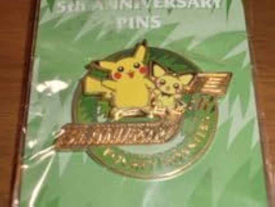 ポケモンセンター 5th Anniversary Pins ピカチュウ ポケモンセンター 5周年記念ピンズ ピカチュウピチュー pocket