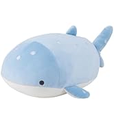りぶはあと ボルスター マシュマロアクアミエ ジンベエザメ (全長約29cm) ぬいぐるみ ふわふわ 38306-62