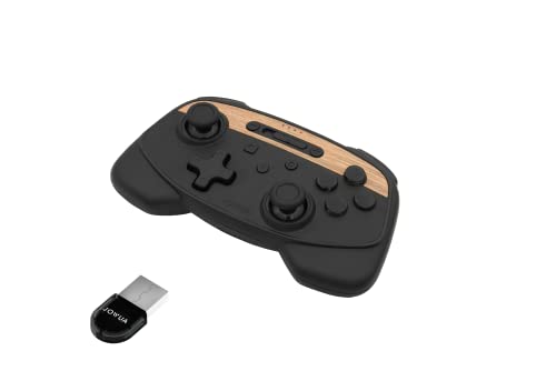 JOUWA Multi-Device Wireless Controller Compatible for Tesla Model 3 Y S X, Compatible for Switch, one controller set, SPECIAL PROGRAMMED and DESIGN FOR TESLA, Compatible for Tesla STEAM (WOOD)