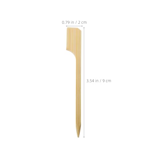 Palillos para aperitivos con diseño plano y superficie lisa en pack de 400 3