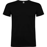 Camiseta Basica Kids niño niña Unisex, Regular, Color Negro, Manga Corta Talla 1/2, 3/4, 5/6, 7/8, 9/10, 11/12 (FR/ES, Edad, 7 años, 8 años, Regular, Negro)