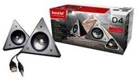KWorld DP0400u D4 2.0 Dark Pyramid Speaker 2.5" Full Range Drivers 4W RMS