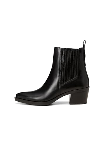 Bottines Chelsea Luna Marc O'Polo femme en cuir noir confortable pour un style urbain élégant