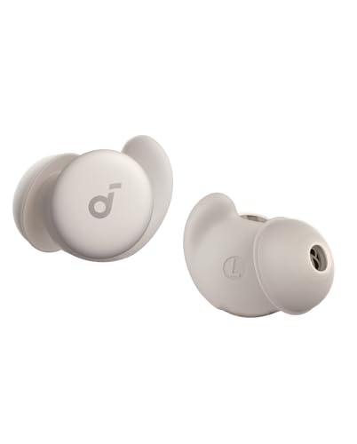 Soundcore Sleep A20 de Anker, Auriculares para Dormir con Bloqueo de Ruido, Diseño Pequeño para Personas Que Duermen de Lado, 80 Horas de Autonomía, Bluetooth 5.3, Monitor del Sueño, Alarma Personal