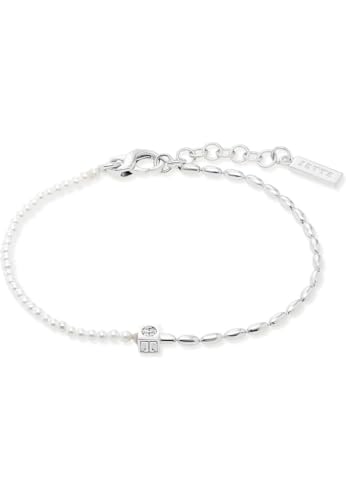 JETTE Damen-Armband 925er Silber 8 Zirkonia One Size, Silber 32025943