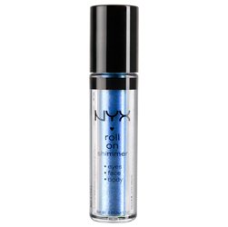 NYX Roll On Shimmer For Eyes, Face & Body color RES10 Blue