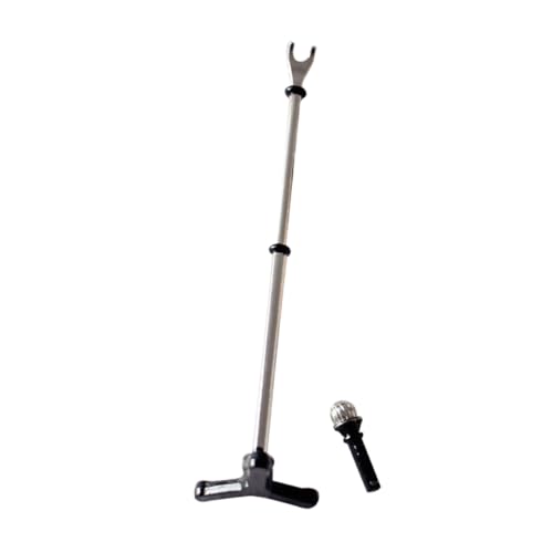 CORHAD Microphone Miniature Noir pour Maison de Poupée Accessoire Miniature Décoratif Modèle de Micro sur Pied pour Garçon et Filles Accessoires pour Loisirs Créatifs Ornement