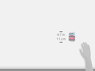 Scunci 3820503a048 Black& Clear No Slip GripÃ‚® Ponytailers by Scunci