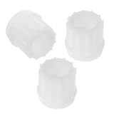 Warmhm 3 Pezzi Accessorio Ricambio per Tritacarne in Plastica Bianco Ingranaggio a 12 Denti, Resistente e Facile da Sostituire, per Uso Domestico in Cucina