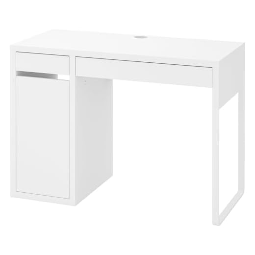 Ikea Micke skrivbord, 105 x 50 cm, vit