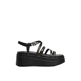 Couleur : noir Tommy Jeans Sandales compensées Noir EN0EN02756, Noir , 39 EU