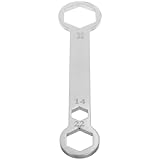 Mikinona Motorrad Achsen Wartungsschlüssel 32/22/14mm aus Chrom Vanadium Stahl Universell für Vorder und Hinterachse Leichtes Reparaturwerkzeug für Motorradzubehör