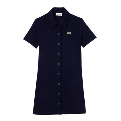 Image of Lacoste Women's Organic Cotton Buttoned Polo Dress