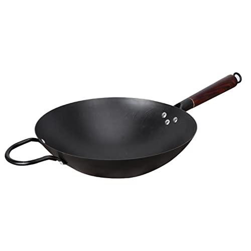 Wok de Hierro Fundido Martillado, 36 cm