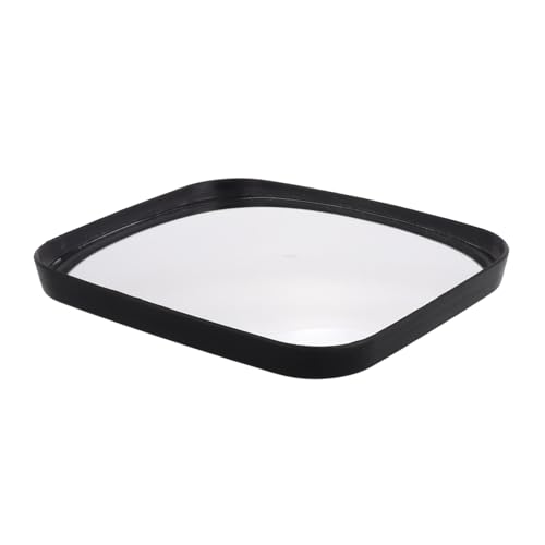 Miroir convexe de sécurité noir en verre pour garage et angle mort