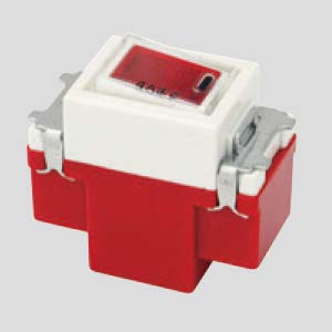 神保電器 ニューマイルドビーシリーズ チェック用埋込オーロラマークスイッチ 片切 2線式 4A 300V ピュアホワイト JEC-BN-1MLCR PW