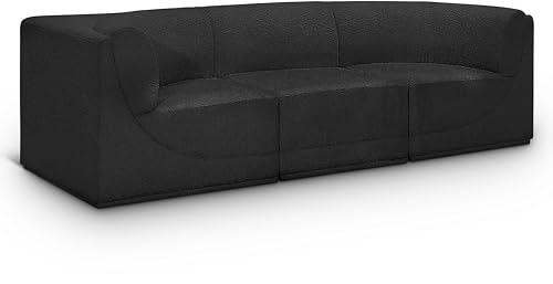 Meridian Furniture 118Black-S98 Ollie Collection Modern | Contemporary Modular Sofa