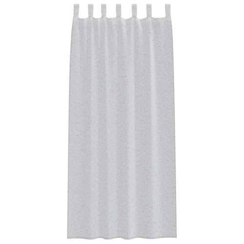 Rideaux gris clair 140 x 225 cm en polyester durable de haute qualité