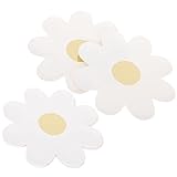 SOIMISS 20 Stück Blumenteller geformter Pappteller Partyzubehör Geburtstag wegwerfgeschirr dekoration nudelholz kochplatte Party dekorative Pappteller Teller für Blumenpartys Papier Weiß