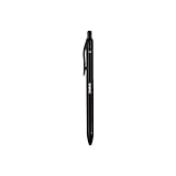 Staples 2072156 Aura Retractable Ballpoint Pens Medium Point Black Ink Dozen(29091)