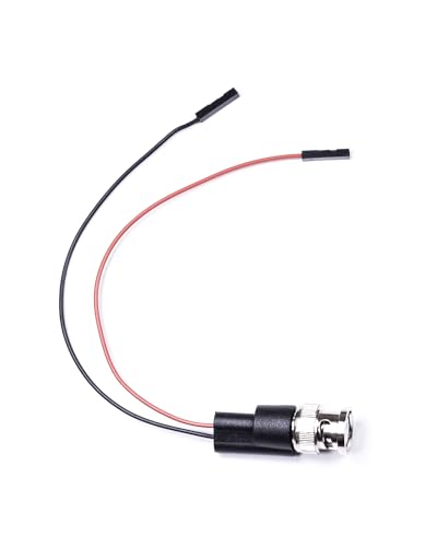 Image of BNC Test Leads, BNC to Square Pin Receptacles, Test Lead Breakout Cable for Multimeter, 5A Current Rating, 1 Pack